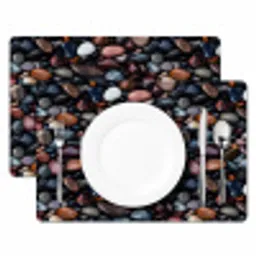 Donker - Kiezels - Glans Placemat vinyl groot 368 -zzsfeer2_Kitchenyeah-website