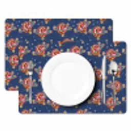 Disco - Blauw - Patroon Placemat vinyl groot 368 -zzsfeer2_Kitchenyeah-website