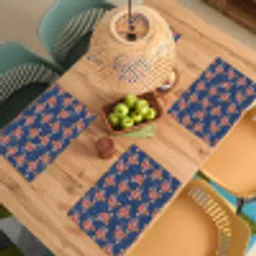 Disco - Blauw - Patroon Placemat vinyl groot 368 -zzsfeer5_Kitchenyeah-website