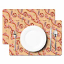 Disco - Patroon - Lijnen Placemat vinyl groot 368 -zzsfeer2_Kitchenyeah-website