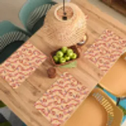 Disco - Patroon - Lijnen Placemat vinyl groot 368 -zzsfeer5_Kitchenyeah-website