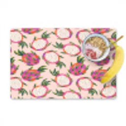 Drakenfruit - Patroon - Roze Placemat vinyl groot 368 -zzzproduct_Kitchenyeah-website