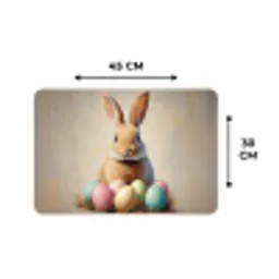 Paashaas - Pastel - Eieren Placemat vinyl groot -specs