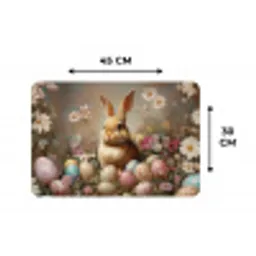 Paashaas - Lente - Paaseieren Placemat vinyl groot -specs