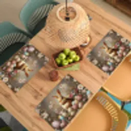 Paashaas - Lente - Paaseieren Placemat vinyl groot -zzsfeer5_Kitchenyeah-website