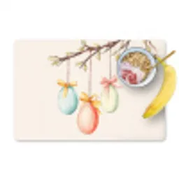 Paastak - Strikje - Eieren Placemat vinyl groot -zzzproduct_Kitchenyeah-website