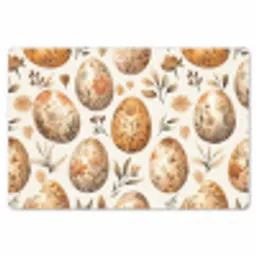 Paaseieren - Bruin - Bloemen Placemat vinyl groot -zzsfeer1_Kitchenyeah-website