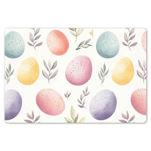 Eieren - Kleurrijk - Patroon Placemat vinyl groot -zzsfeer1_Kitchenyeah-website