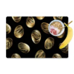 Eieren - Goud - Patroon Placemat vinyl groot -zzzproduct_Kitchenyeah-website