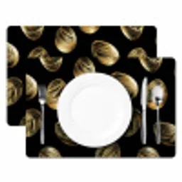 Eieren - Goud - Patroon Placemat vinyl groot -zzsfeer2_Kitchenyeah-website