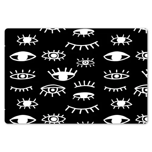 Ogen - Wit - Patroon Placemat vinyl groot 368 -zzsfeer1_Kitchenyeah-website