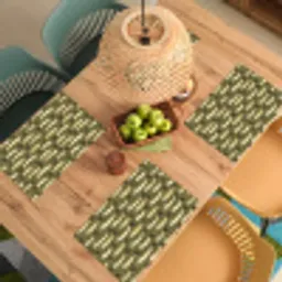 Vis - Patroon - Groen Placemat vinyl groot 368 -zzsfeer5_Kitchenyeah-website