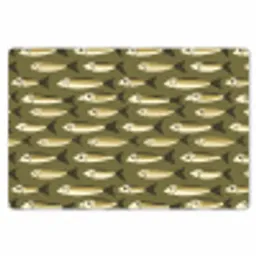 Vis - Patroon - Groen Placemat vinyl groot 368 -zzsfeer1_Kitchenyeah-website