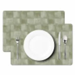 Vlakken - Rustiek - Groen Placemat vinyl groot 368 -zzsfeer2_Kitchenyeah-website