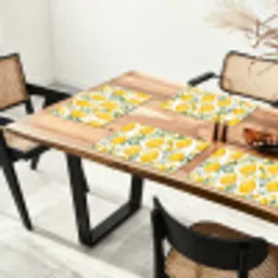 Bloemen - Paaseieren - Geel Placemat vinyl groot -zzsfeer4_Kitchenyeah-website