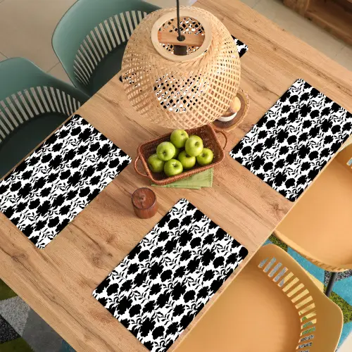 Bloemen - Patroon - Decoratief Placemat vinyl groot 368 -zzsfeer5_Kitchenyeah-website