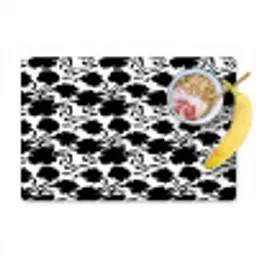 Bloemen -  Patroon - Decoratief Placemat vinyl groot 368 -zzzproduct_Kitchenyeah-website