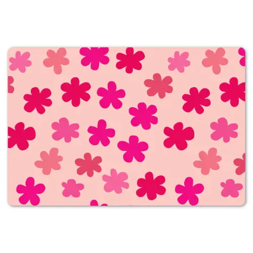 Bloemen - Patroon - Roze Placemat vinyl groot -zzsfeer1_Kitchenyeah-website