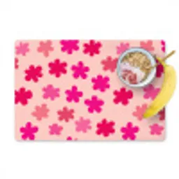 Bloemen - Patroon - Roze Placemat vinyl groot -zzzproduct_Kitchenyeah-website