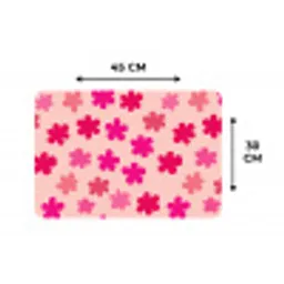 Bloemen - Patroon - Roze Placemat vinyl groot -specs