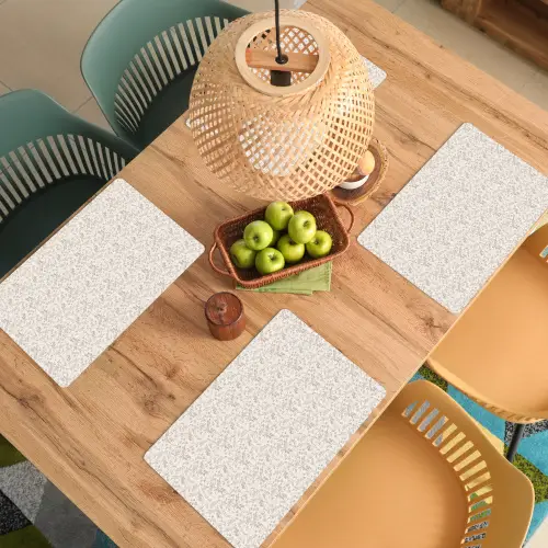 Bloemen - Patroon - Taupe Placemat vinyl groot 368 -zzsfeer5_Kitchenyeah-website