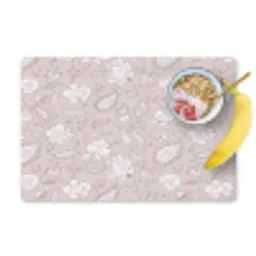 Bloemen - Getekend - Lavendel Placemat vinyl groot 368 -zzzproduct_Kitchenyeah-website