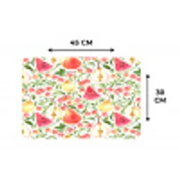 Fruit - Watermeloen - Kersen - Peer Placemat vinyl groot 368 -specs