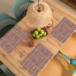 Geometrisch - Patroon - Rood Placemat vinyl groot 368 -zzsfeer5_Kitchenyeah-website