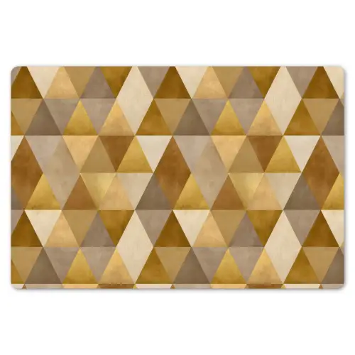 Geometrisch - Driehoek - Goud Placemat vinyl groot 368 -zzsfeer1_Kitchenyeah-website