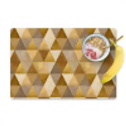 Geometrisch - Driehoek - Goud Placemat vinyl groot 368 -zzzproduct_Kitchenyeah-website