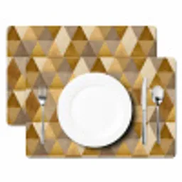 Geometrisch - Driehoek - Goud Placemat vinyl groot 368 -zzsfeer2_Kitchenyeah-website
