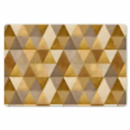 Geometrisch - Driehoek - Goud Placemat vinyl groot 368 -zzsfeer1_Kitchenyeah-website