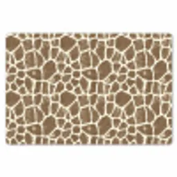 Giraf - Klassiek - Bruin Placemat vinyl groot 368 -zzsfeer1_Kitchenyeah-website