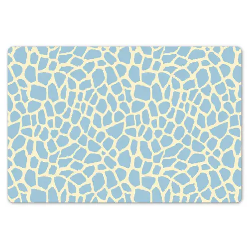 Giraf - Modern - Blauw Placemat vinyl groot 368 -zzsfeer1_Kitchenyeah-website