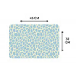 Giraf - Modern - Blauw Placemat vinyl groot 368 -specs