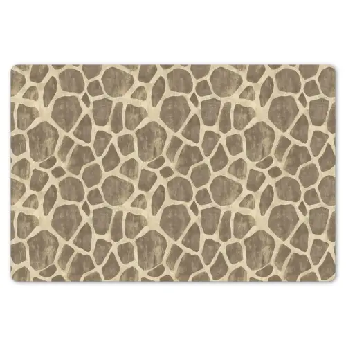 Giraf - Patroon - Beige - Bruin Placemat vinyl groot 368 -zzsfeer1_Kitchenyeah-website