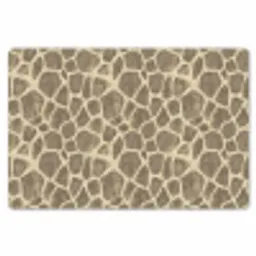 Giraf - Patroon - Beige - Bruin Placemat vinyl groot 368 -zzsfeer1_Kitchenyeah-website