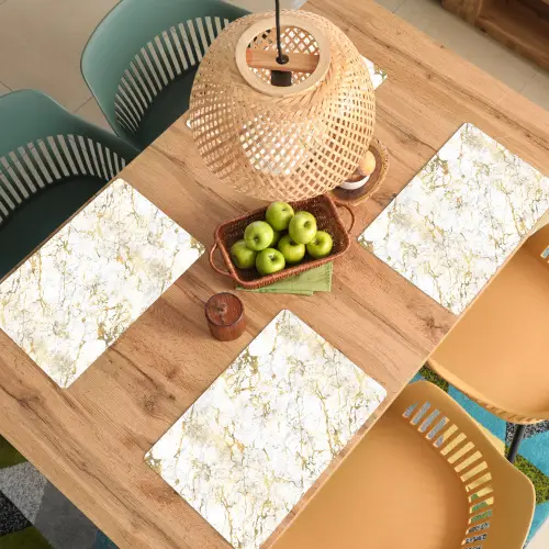 Goudspatten - Wit - Marmer Placemat vinyl groot 368 -zzsfeer5_Kitchenyeah-website