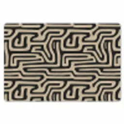 Grafisch - Lijnen - Zwart Placemat vinyl groot 368 -zzsfeer1_Kitchenyeah-website