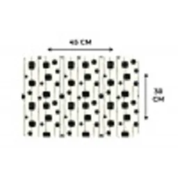 Grafisch - Modern - Zwart Placemat vinyl groot 368 -specs