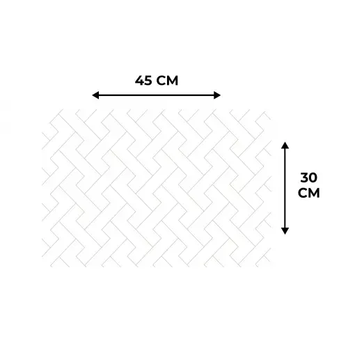 Grafisch - Patroon - Modern Placemat vinyl groot 368 -specs