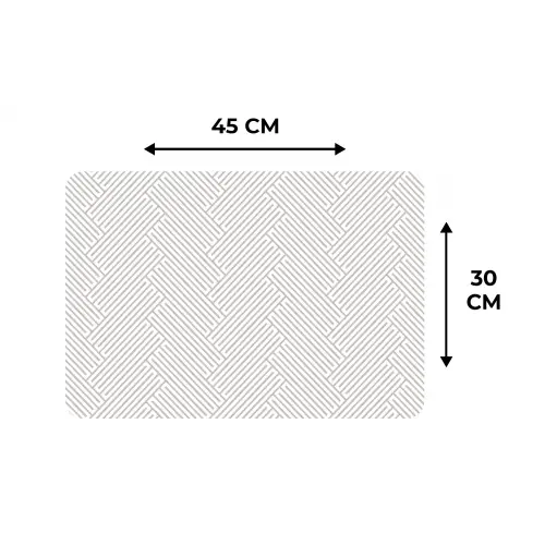 Grafisch - Patroon - Modern Placemat vinyl groot 368 -specs
