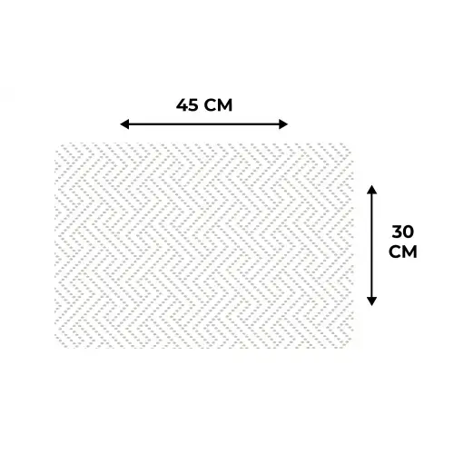 Grafisch - Patroon - Modern - Stippen Placemat vinyl groot 368 -specs