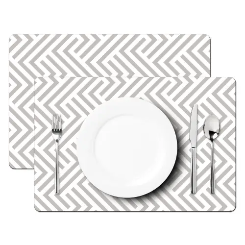 Grafisch - Patroon - Modern - Opvallend Placemat vinyl groot 368 -zzsfeer2_Kitchenyeah-website