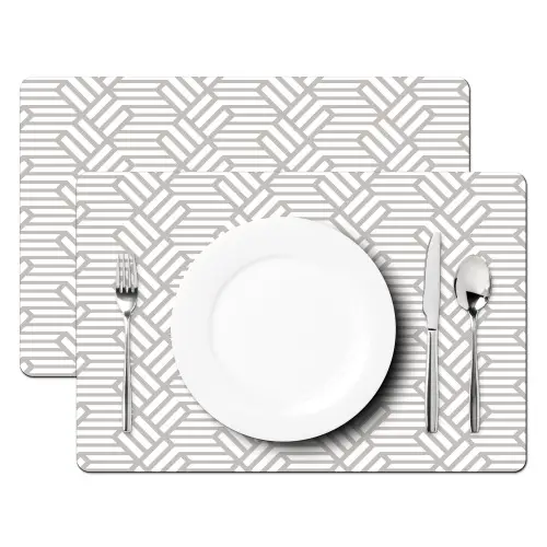 Grafisch - Patroon - Modern - Opvallend Placemat vinyl groot 368 -zzsfeer2_Kitchenyeah-website