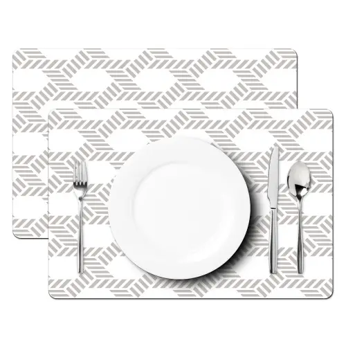 Grafisch - Patroon - Modern - Opvallend - Begrensd Placemat vinyl groot 368 -zzsfeer2_Kitchenyeah-website