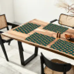 Groen - Disco - Patroon Placemat vinyl groot 368 -zzsfeer4_Kitchenyeah-website