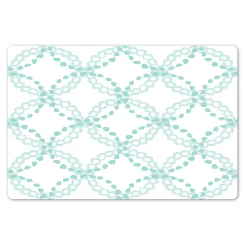 Groen - Patroon - Vormen Placemat vinyl groot 368 -zzsfeer1_Kitchenyeah-website