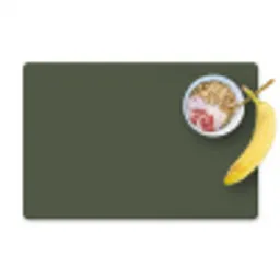Groen - Effen kleur - Olijfgroen Placemat vinyl groot 368 -zzzproduct_Kitchenyeah-website