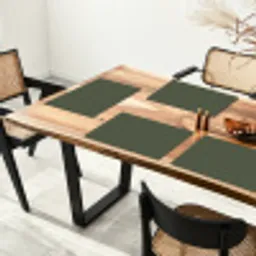 Groen - Effen kleur - Olijfgroen Placemat vinyl groot 368 -zzsfeer4_Kitchenyeah-website